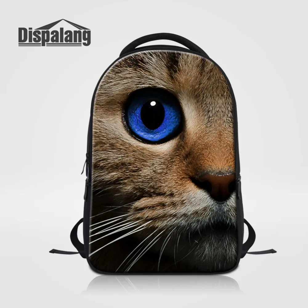 

Dispalang Women Men Backpacks Cute Cat Dog Print School Bag for Teenagers Girls Laptop Backpack Bag Travel Bag Mochila Femininas