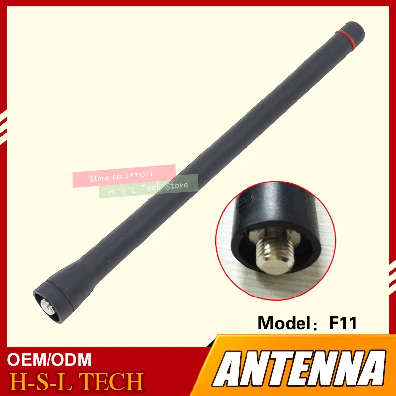 

Walkie Talkie Rubber Antenna 136-174Mhz VHF MOTO Type Interface For ICOM IC-F11 IC-F21 F26 F14 F15 F16 F33 F34 F7 F3 F11 F3000