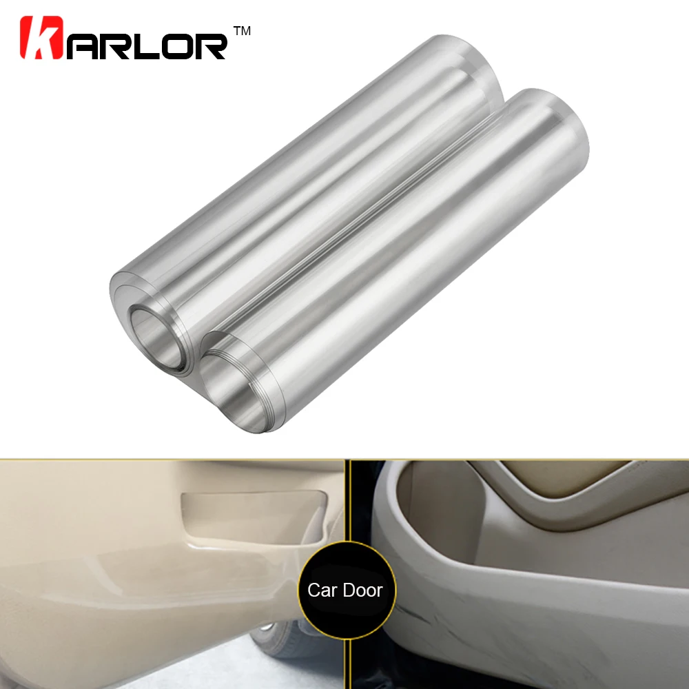 20cmx2m PVC Rhino Skin Auto Car Bumper Hood Paint Protection Vinyl Film Light Clear Transparence Anti Scratch Auto Sticker