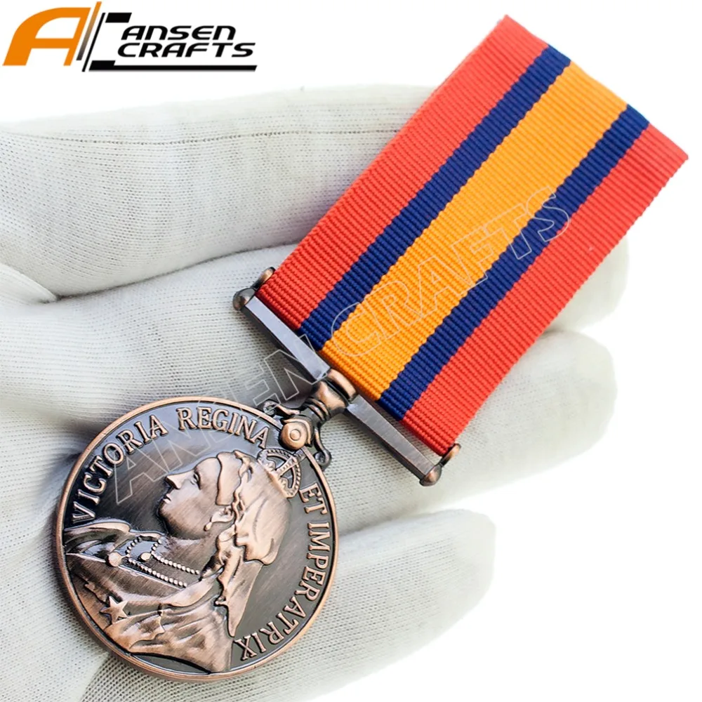 Victoria Queen's South Africa British Military Silver Bronze Medal