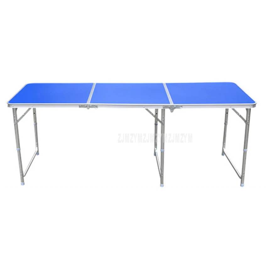 180*60CM Portable Outdoor Folding Table Camping Aluminium Alloy Picnic Table Waterproof Ultra-light Durable Foldable Table Desk