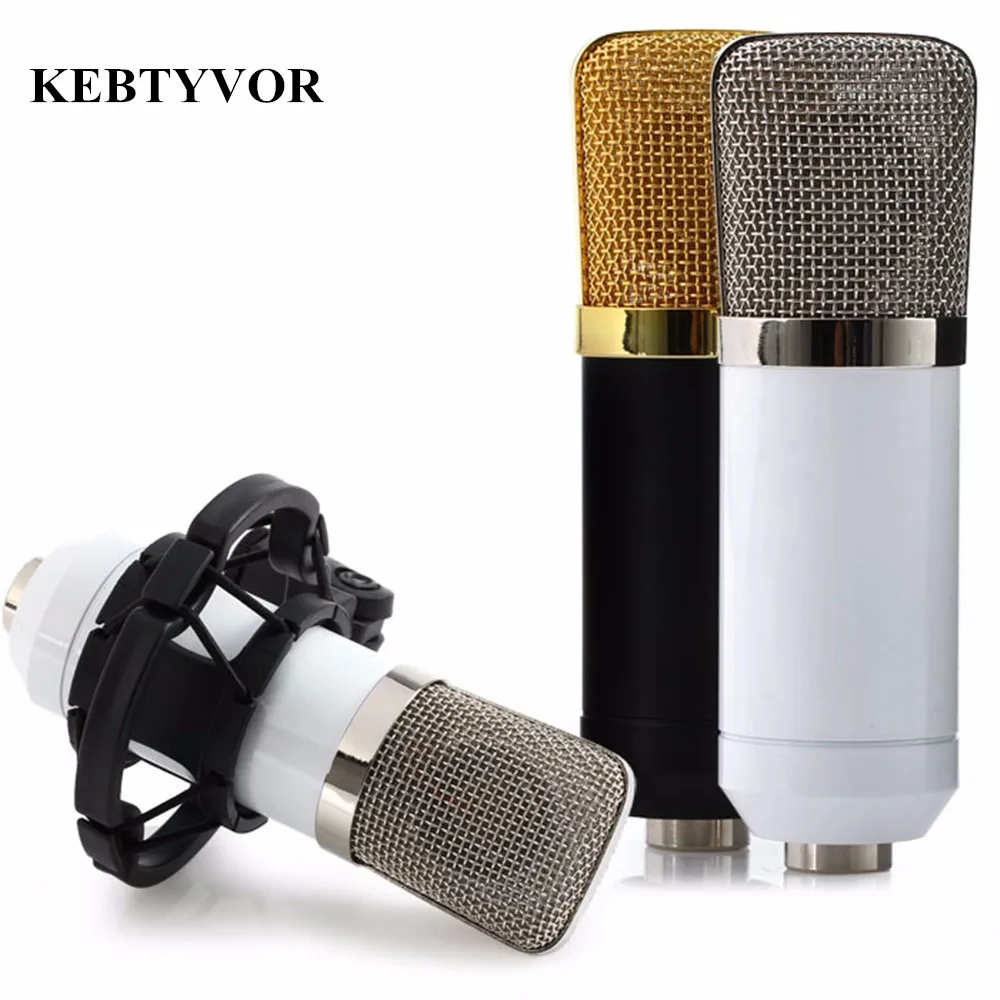 

BM-700 Professional Wired Handheld Microphone 3.5mm Condenser With Shock Mount For Recording Computer Microfono