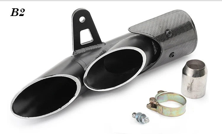 6 models Modified Motorcycle Exhaust Universal for 36-51mm Motorbikes Aluminum Muffler Pipe 45mm for YAMAHA R6 NICE SOUND