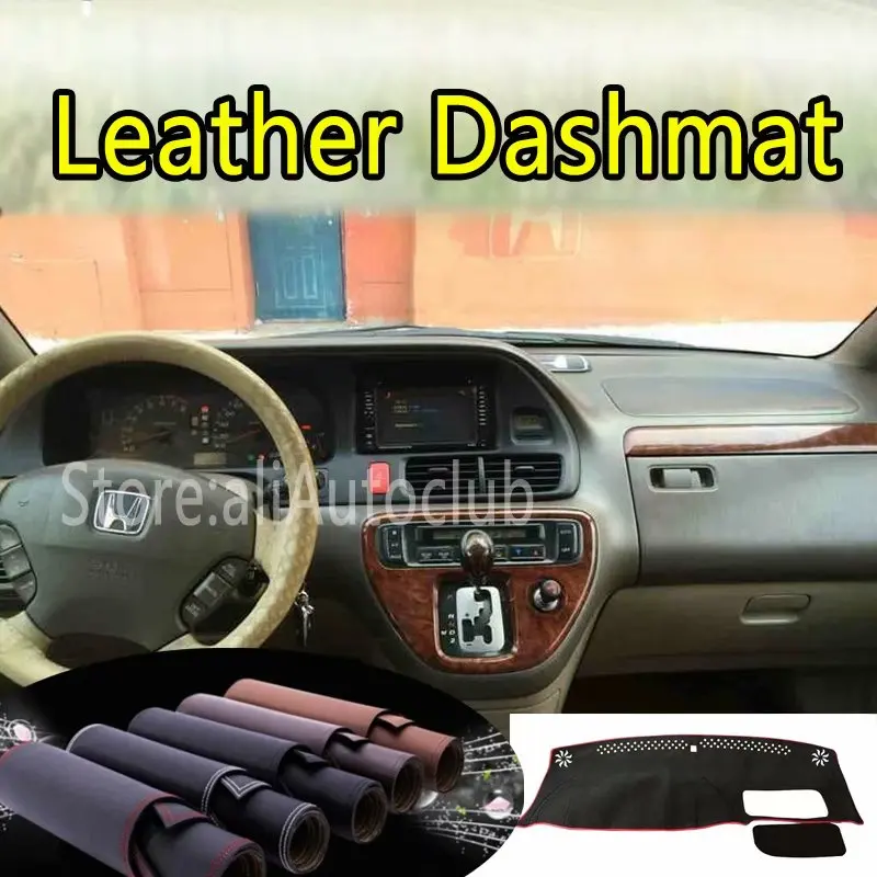 

For Honda Odyssey international 1999 - 2003 Leather Dashmat Dashboard Cover Dash Mat SunShade Carpet Custom Car Styling LHD+RHD