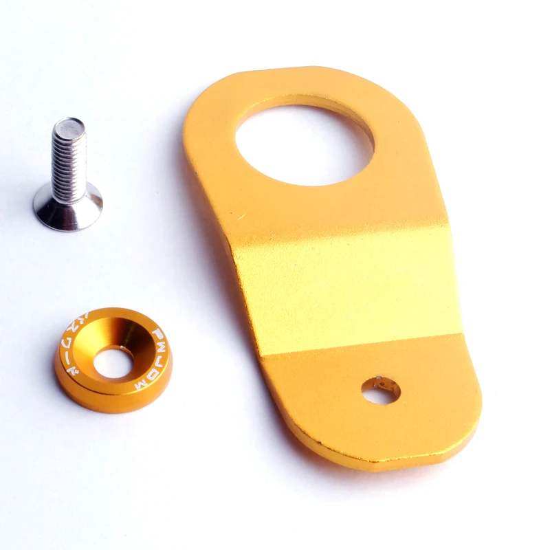 Drift Racing Aluminum Radiator Stay Mounting Bracket with Washer Kit For Honda civic EK AP DC 96- 00 With Logo RS-HR004 view 2