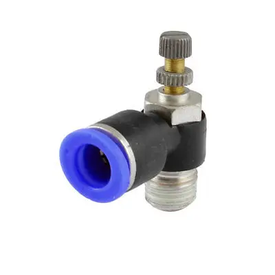 1/2 "Rosca Pneumática Speed Controller para 10mm de Diâmetro Do Tubo
