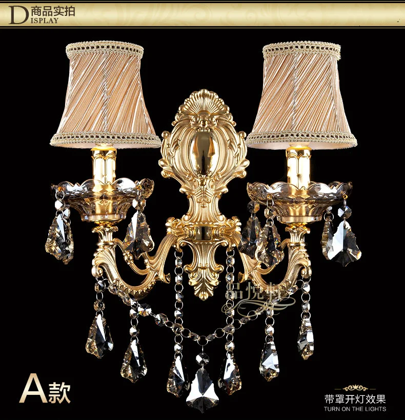 

Fashion crystal wall lamp Sconce Light candle wall lamp stair lamp bedroom bedside lamp mirror light