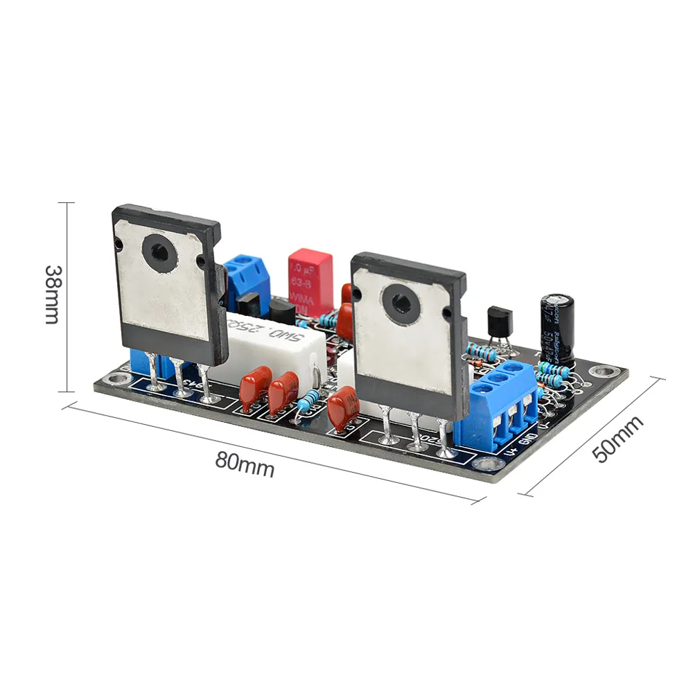 AIYIMA-Amplificateur de puissance, 100W 2SC5200 + 2SA1943, carte audio HIFI mono canal, amplificateur de son, haut-parleur, amplificateur de cinéma maison