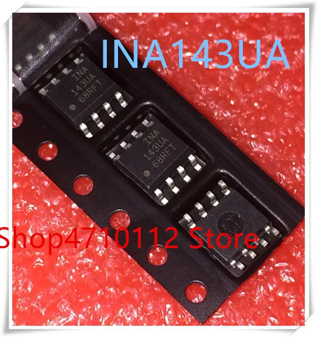 

NEW 10PCS/LOT INA143UA INA143U INA 143U INA143 SOP-8 IC IC