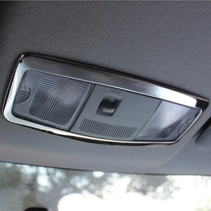 Cotochsun Car Styling stainless steel interior reading lamp frame modified trim decoration case For MITSUBISHI ASX 2013-2019