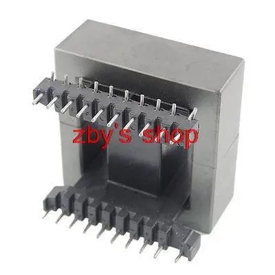 EE55 EE Type (10+10) 20Pins High Frequency Transformer Ferrite Magnetic Core Horizontal Coil Former