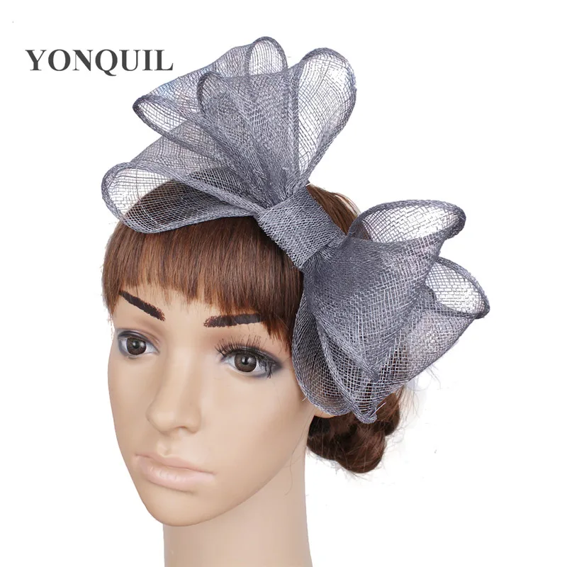 Nữ Thanh Lịch Sinamay Chất Liệu Làm Fascinators Nón Nữ Phụ Kiện Tóc Lạ Mắt Cho Tiệc Cưới Cô Dâu Mũ Cói Chủng Tộc OF1519