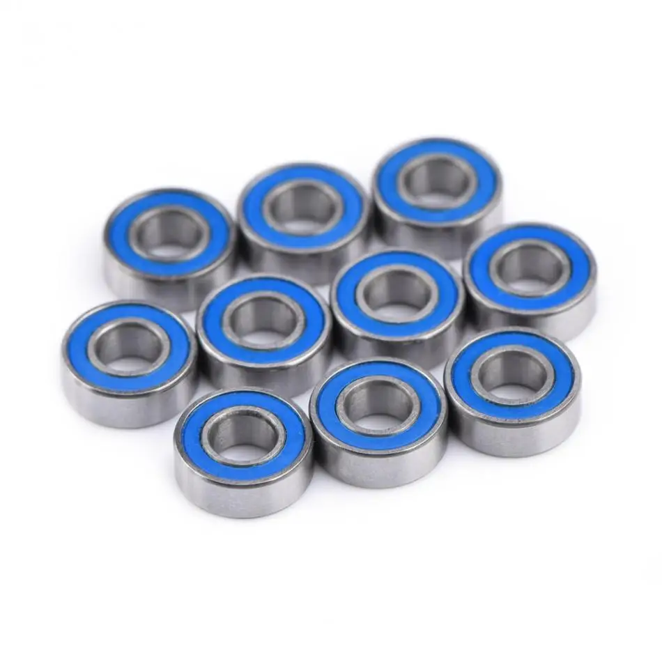 10pcs MR115-2RS Ball Bearing Steel Double-shielded Miniature Ball Bearings 5x11x4mm Wholesale Miniature Bearing