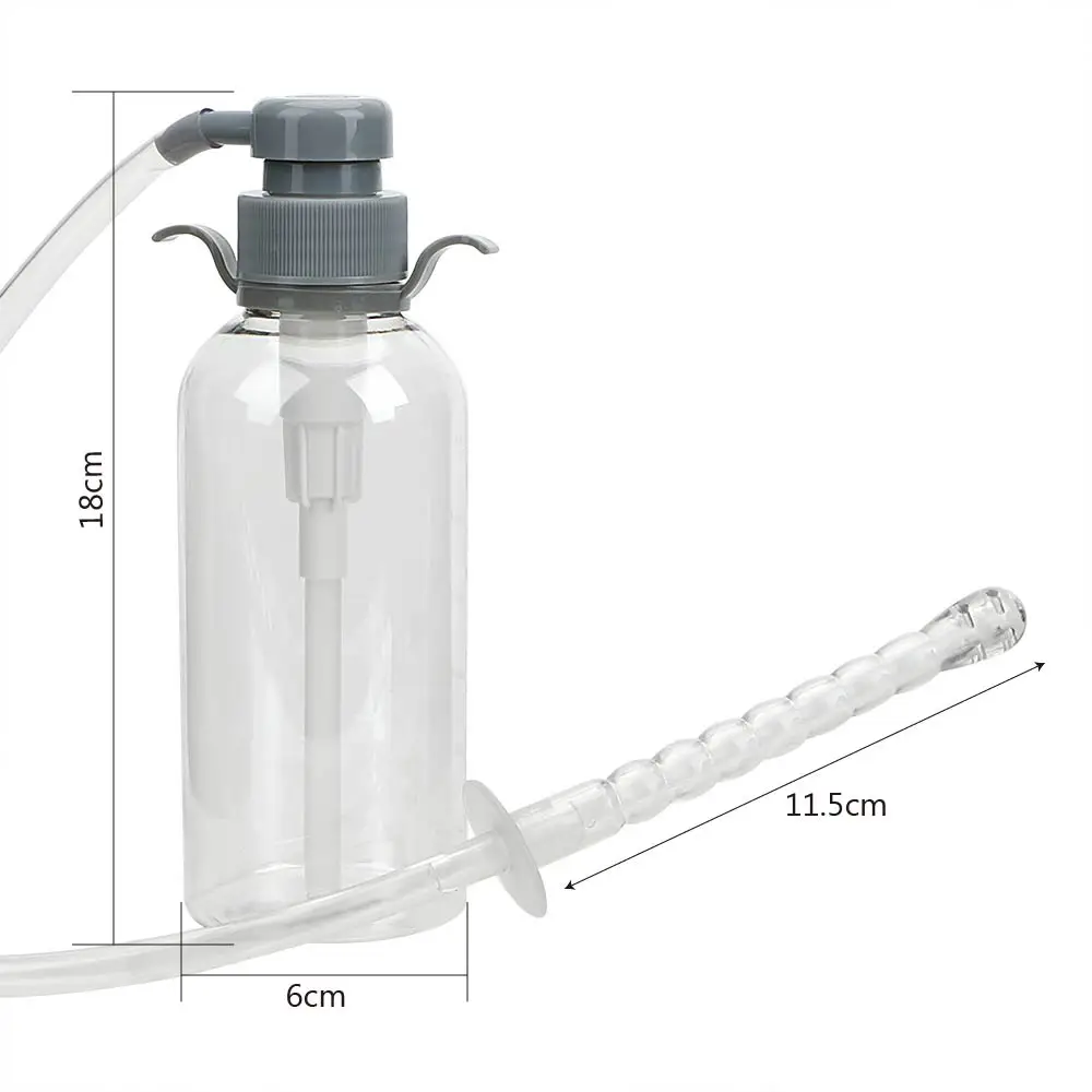 300ML Bottle Pump Douche Anal Cleaner Vagina Cleaning Sex Toys for Women Men Adult Enema Sprayer Erotic Machine Couple Tool Shop