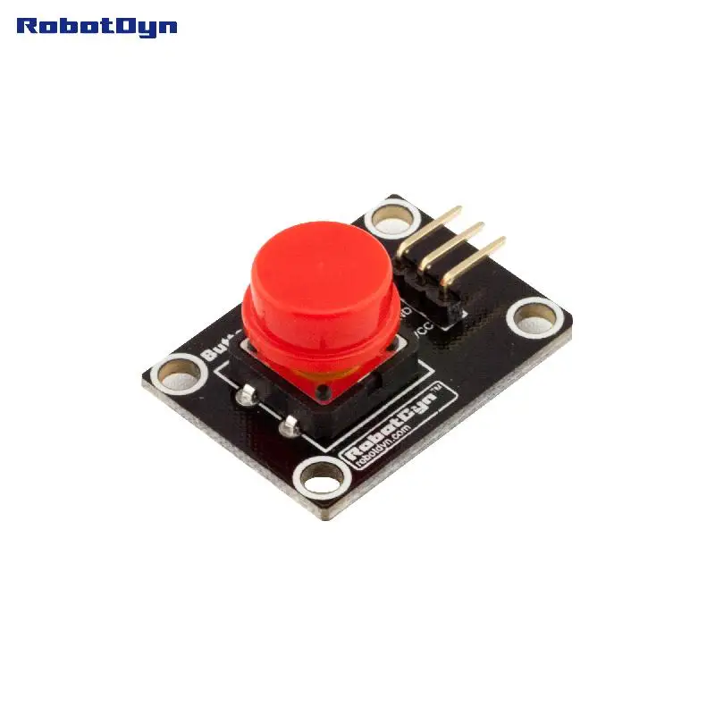 

Button key switch module (RED). With LED light of action.