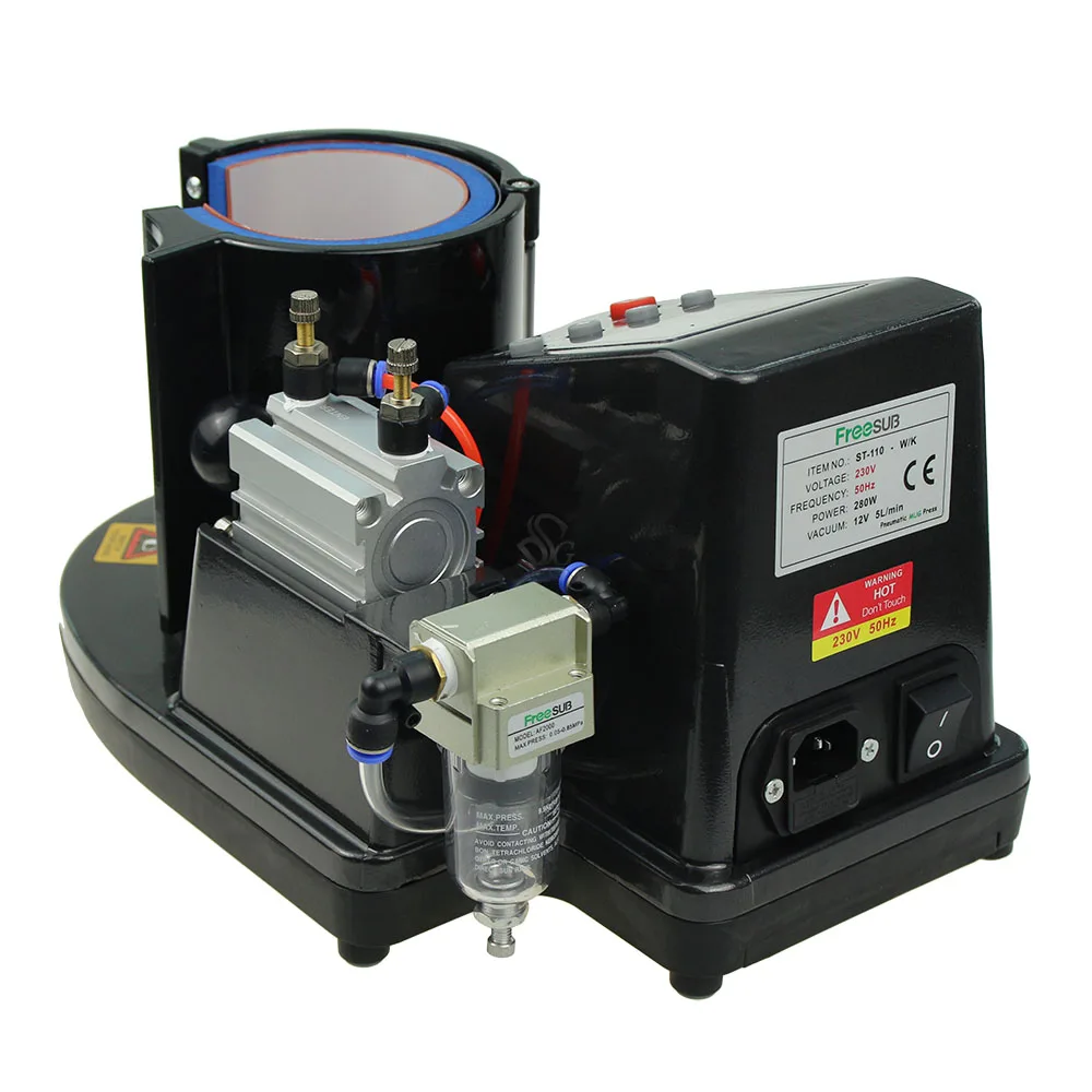 Frete grátis máquina de transferência calor para caneca máquina da imprensa do calor copo pneumático 3d máquina de transferência térmica copo