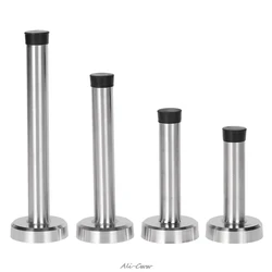 Door Stop Stopper Bumper Wall Mounted Protector Sound Dampening Stainless Steel A816