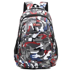 School Backpack Camouflage Men Backpacks Travel Kids Schoolbag For Cool Boy Military School Bags For Teenage Boys Girls mochila