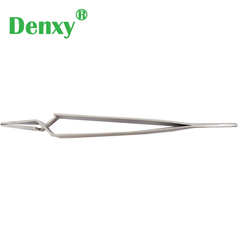 

Denxy 5pcs Dental Bracket Holder Orthodontic Bonding Serrated Dentistry Instruments Tweezer Stainless Steel Plier high quality