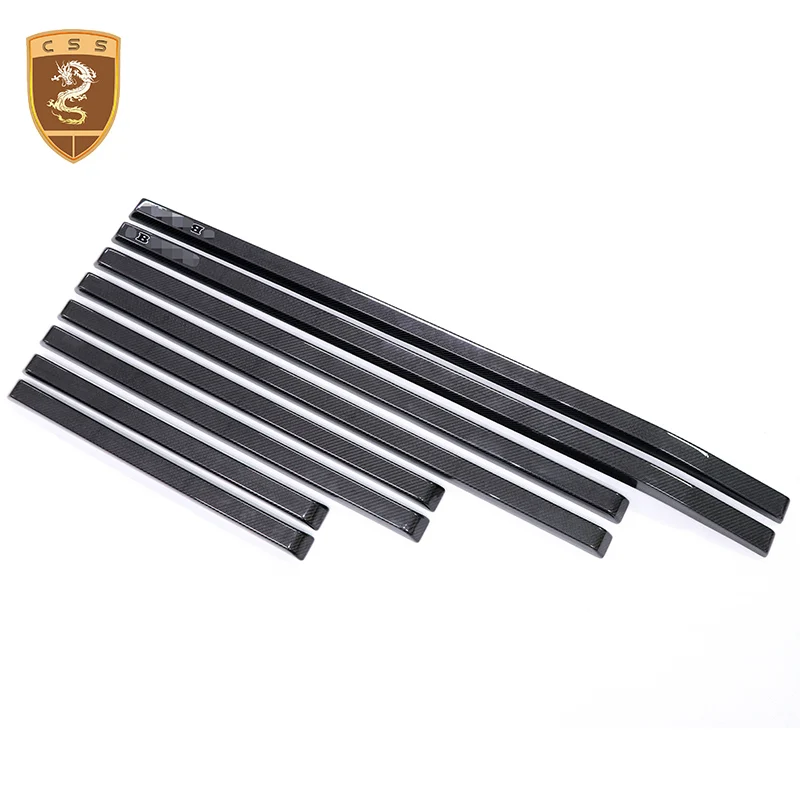 8pcs/set G Class Carbon Fiber  Body Trim For Mercedes Benz W463 G350 G500 G550 G55 For W463 Edition Body Kits Car Styling