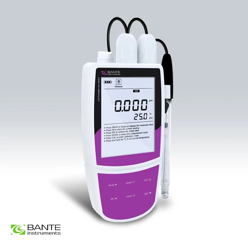 

Sodium ion Meter Portable Na Tester Analyzer with ISE Brand BANTE CE High presion Quality USB DATA FUNCTION