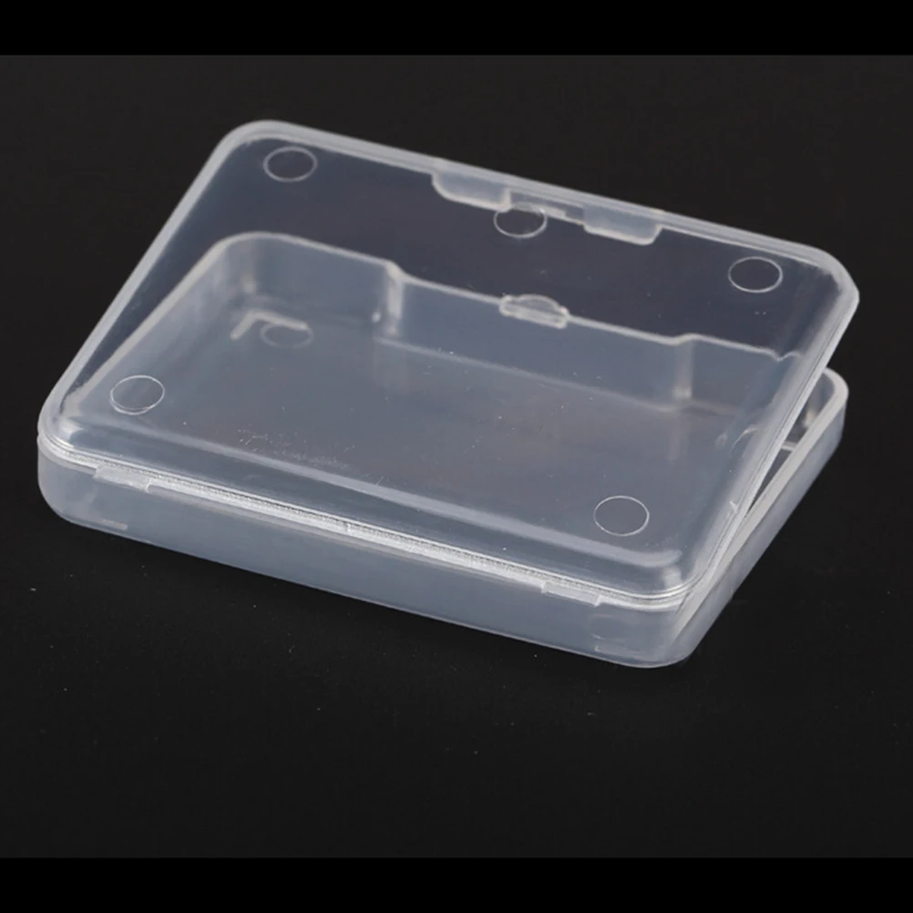 5PCS Plastic Transparent Small Clear Store box With Lid Collection Container Case jewelry Finishing Accessories Storage Box