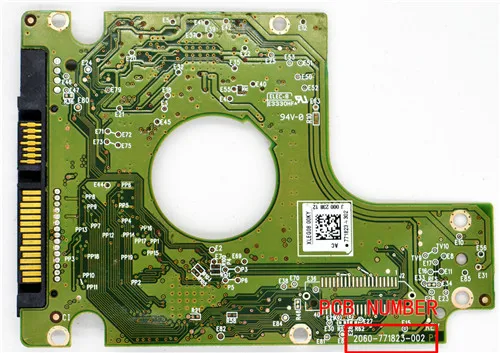 Imagem -02 - Western Digital Hdd Pcb 2060771823002 Rev p1 2060 771823 002771823300 771823200 771823-302