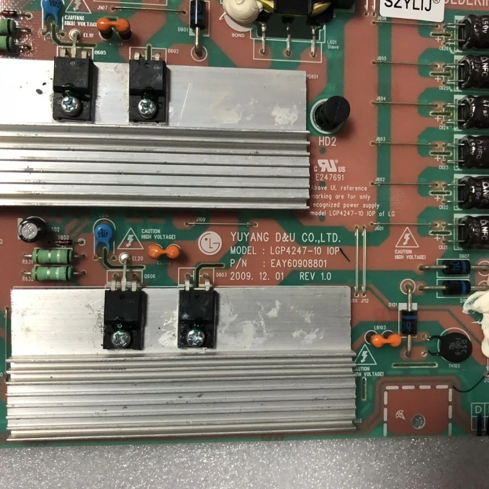 Placa de alimentación para SZYLIJ, 55LE5300/55LE5500-CA, Original, LGP4247-10, 10P, EAY60908801