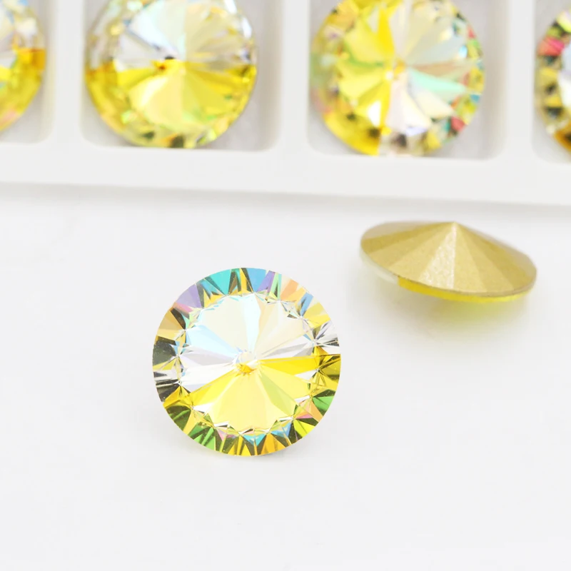 Strass Crystal Stone Glass Rhinestones Round Stones for clothing Loose Rhinestones gule On Garment applique Stones for Jewelry