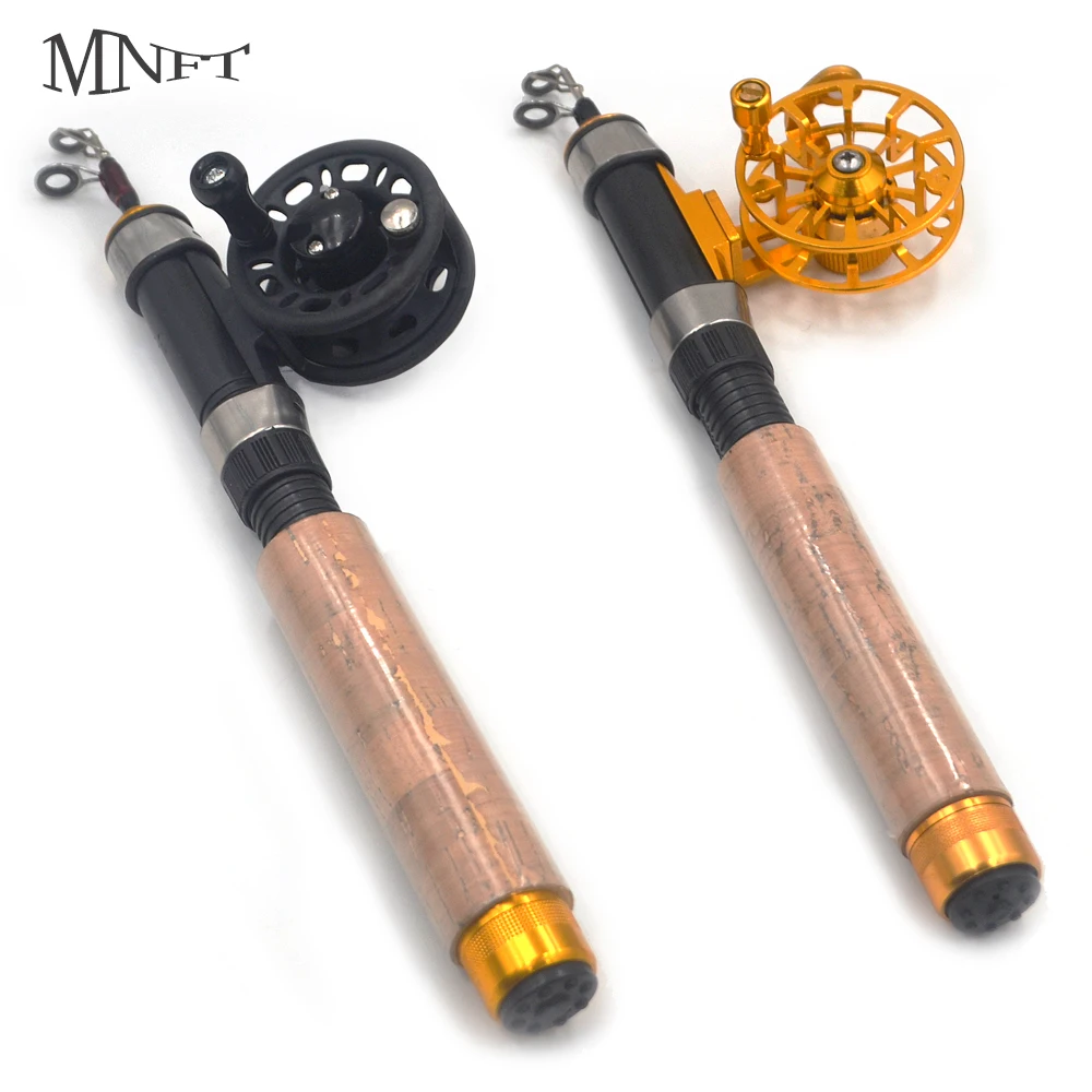 

MNFT 1Set Reel Spinning Fishing Wheel & Winter Ice Fishing Rod Ice Rod Combo Fishing Tackle Kit Metal&plastic Fishing Wheels