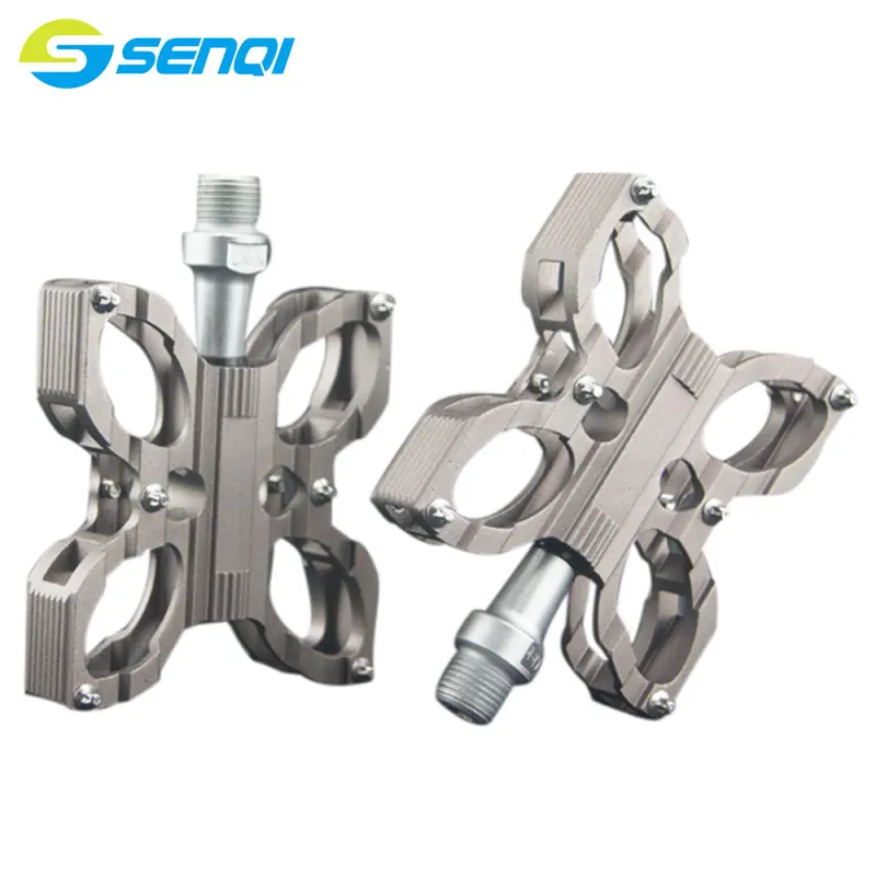 Road Cycling Aluminum CNC Perlin Pedal 7 Colour Ultralight Butterfly Pattern Skid Treadle BZJ007