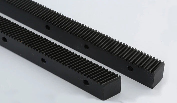 black helical gear 1.25 mod cnc gear rack  Length 1400mm gear rack C45 material for cnc machine