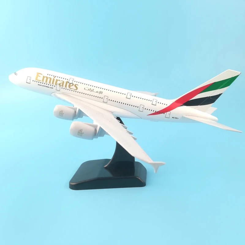 20cm Alloy Metal Air EMIRATES A380 Model United Arab Emirates Airbus, Boeing 777 380 Airways Plane Model Aircraft Gifts