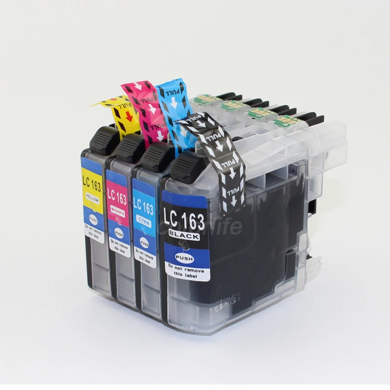 INK WAY 5 PCS LC161 CHIPPED Compatible ink cartridge for DCP-J152W DCP-J552DW DCP-J752DW MFC-J245 MFC-J470DW MFC-650DW