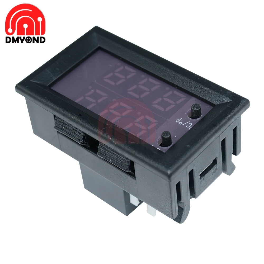 W1209WK DC 12V AC 110V-220V -50-110C Digital LED Thermostat Temperature Controller Switch Module NTC Thermostat Sensor Prob