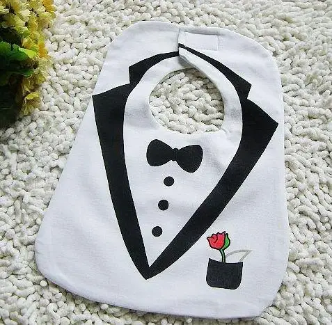 Waterproof Baby Bibs 3 layers Top Quality Newborn Pinafore Tuxedo Infant Burp Cloth Baby Boy Saliva Towel babador Girls Scarves