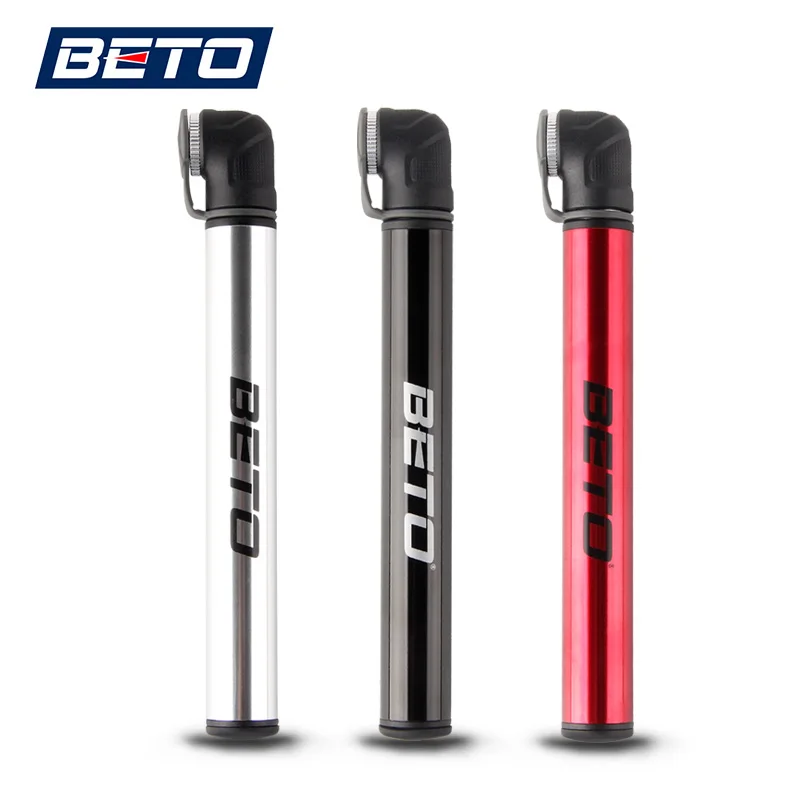 Beto Bicycle Pumps Presta Valve Adapter Mini Hand Pump For Bicycle 120 psi Road Bike Pump Air Inflator Cycle Bicycle Pump Tire