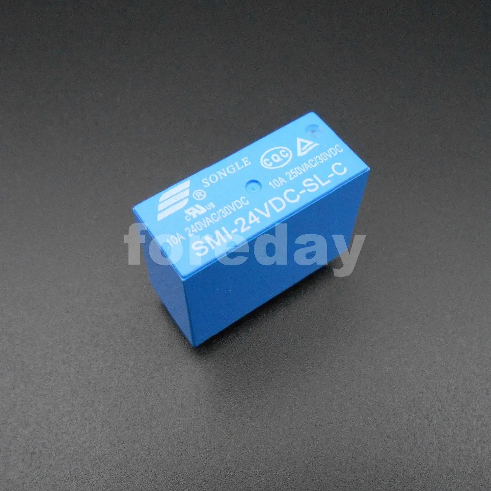 Imagem -05 - Srs Songle Power Relay Pcb Pinos 5a 10a 24 12 v v v Smi05vdc-sl-c Smi12vdc-sl-c Smi24vdc-sl-c 50 Peças Lote Fd788790 50 Pcs Novo