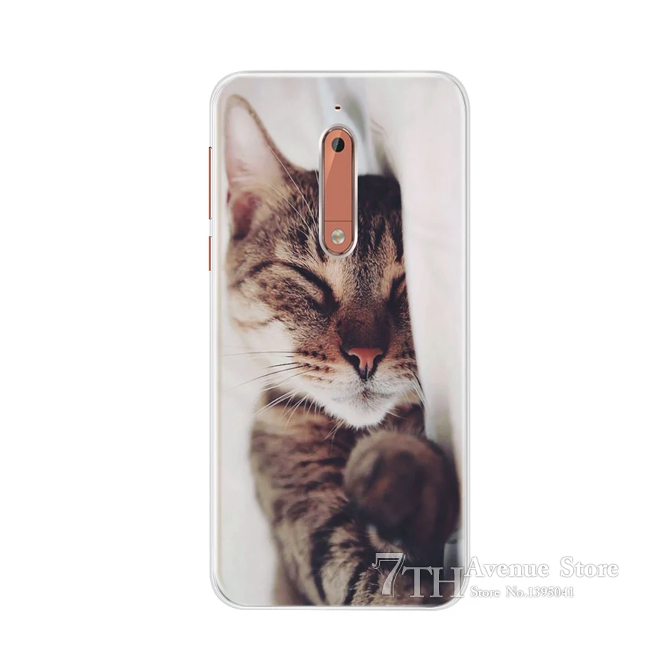 Soft Silicone TPU Cover Case For NOKIA 5 5.2\