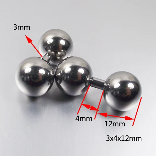 1 Piece 4mm Bar Stainless Steel Captive Bead Hoop Ring Straight Barbell Rings PA Ring Nose Rings Body Piercing Jewelry