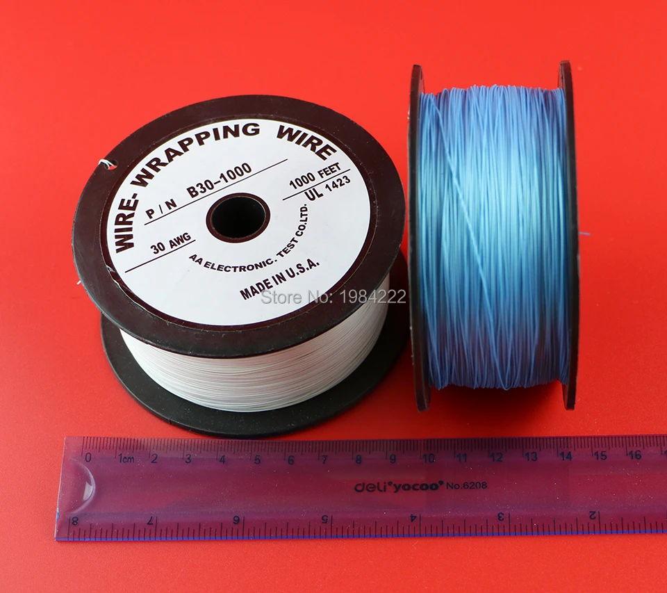 Ocgame 10ピース/ロットマルチ色のpcb溶接はんだケーブル柔軟な30AWGワイヤーラッピングラップ1000Ft
