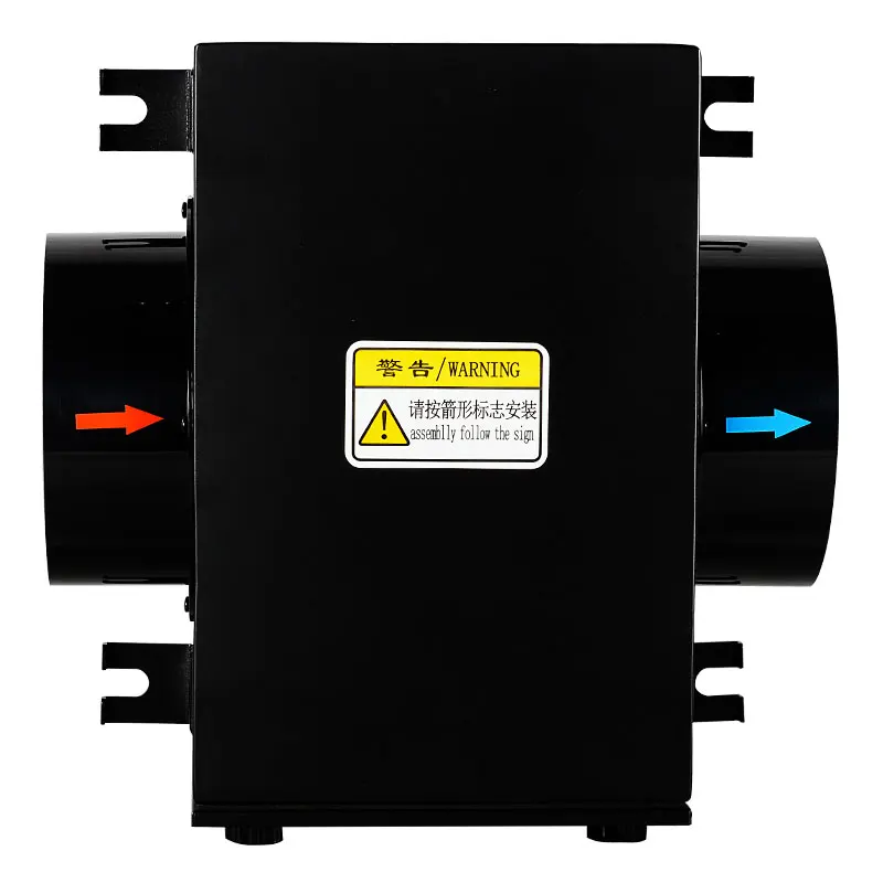 Sistema di ventilazione HVAC Purificatore d\'aria Scatola di purificazione dell\'aria in metallo con filtro HEPA a carbone attivo Dispositivo di