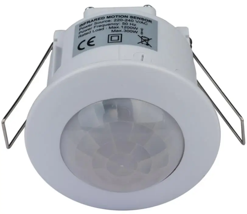 Hot Sale Mini 220V 3s-120s Adjustable Security Ceiling PIR Infrared Body Motion Sensor Switch For Led Strip Lamp Bedroom