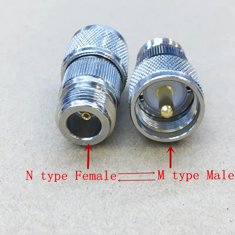 Conector coaxial UHF a N RF SL16 M tipo macho a N tipo hembra Adaptador PL259 SO239