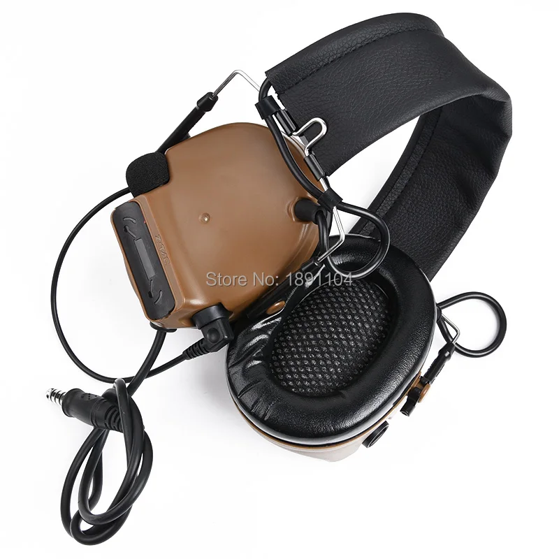 Z-TAC Comtac III Headset C3 Dual Channel Pickup Noise Reduction Headset Airsoft Hunting Earphone(Z051)