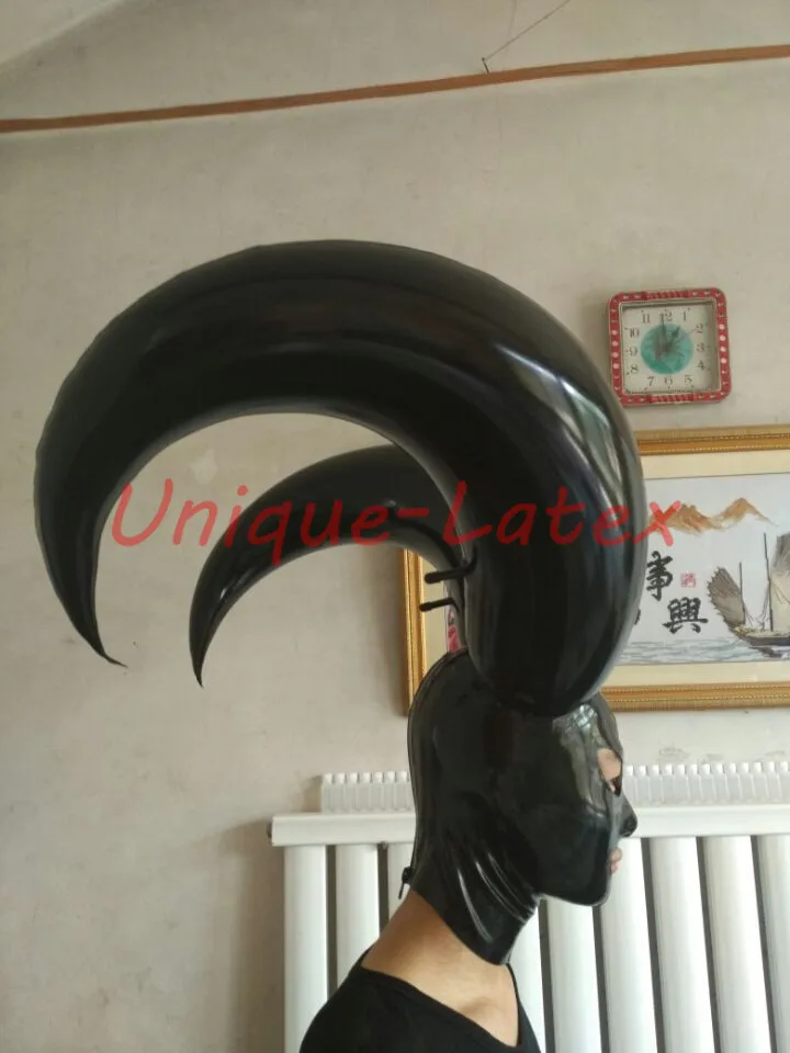 Latex Mask Inflatable Horn Inflatable Hoods Show Mask Chirstmas Mask Inflatable Latex Mask