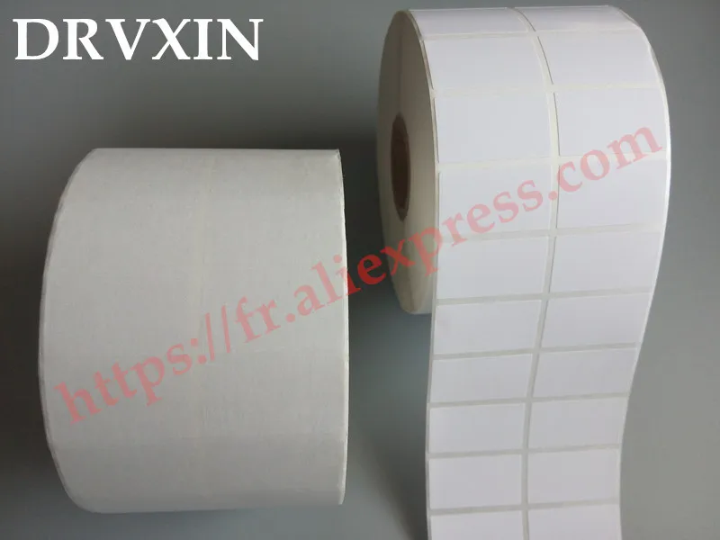 Copper plate self-adhesive barcode label paper 28x16x5000pcs, customized in various sizes