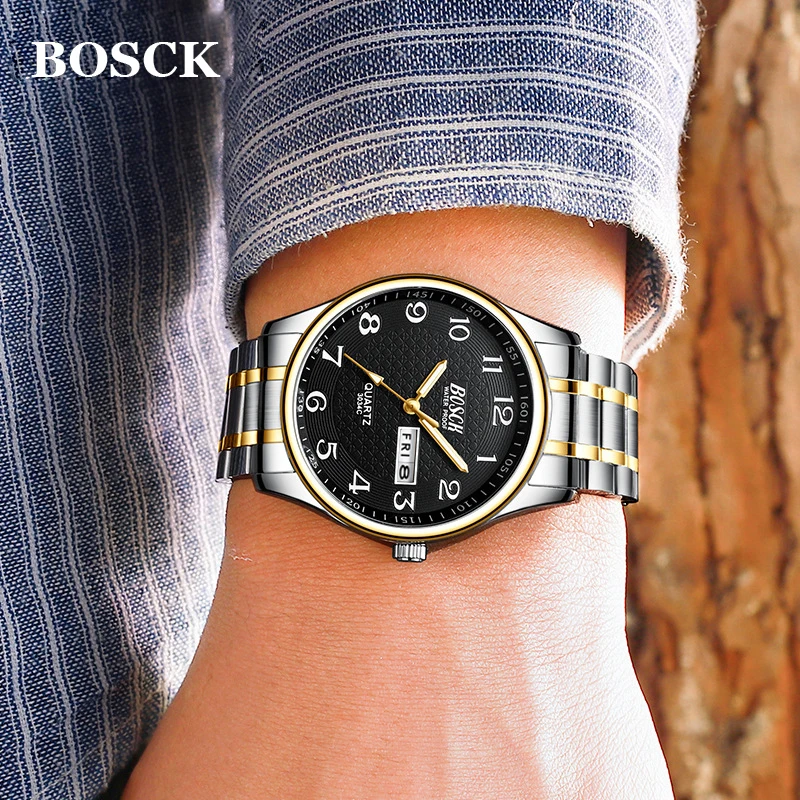 Relogio Masculino 2024 Men\'s Watch Luxury Full Steel Watches Fashion Quartz Wristwatch Waterproof Date Male Clock Relojes Hombre