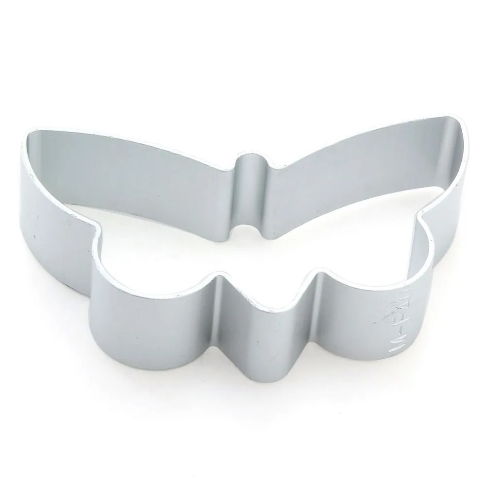 Kitchen Accessories Ware Aluminum Metal Butterfly Cookie Cutter Chocolate Mould Fondant Cake Tools