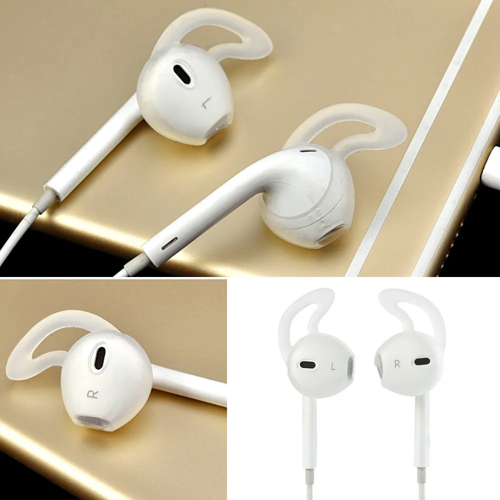 Funda de silicona para auriculares I8 phone X 8 7 6 Plus 5 5S SE, 4 unidades